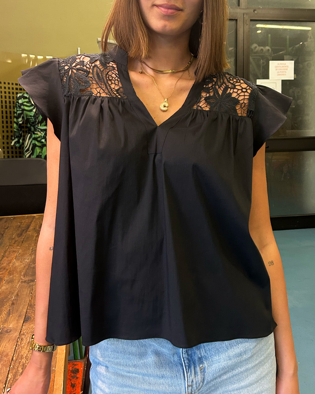 Blusa Pizzo