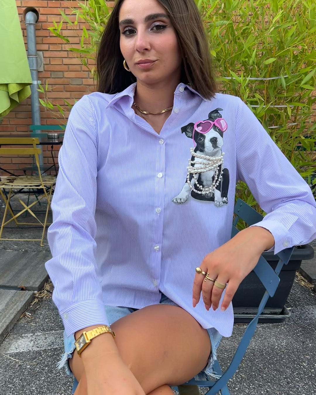 Camicia_Dog_lilla_fronte