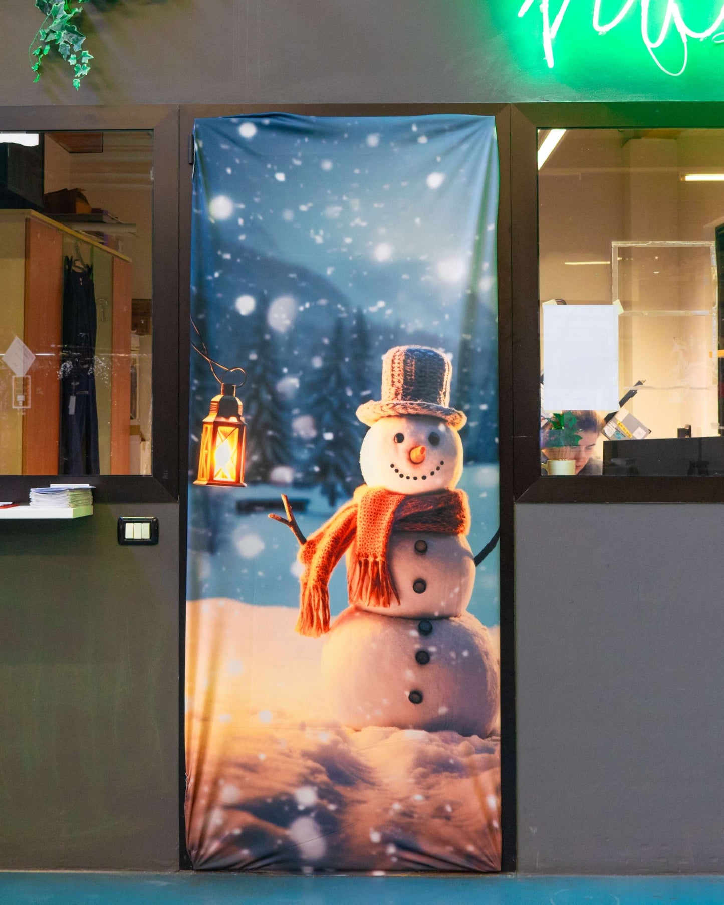 Copri Porta Pupazzo di neve