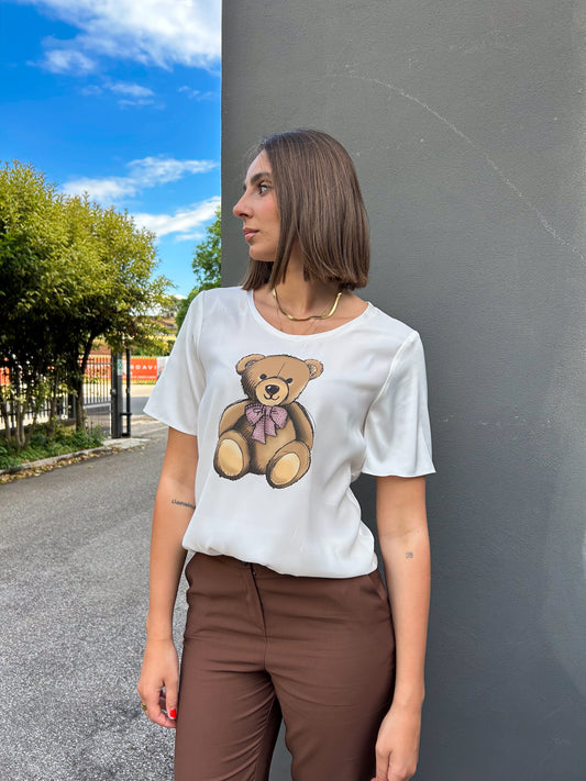 T-shirt Orsetto raso