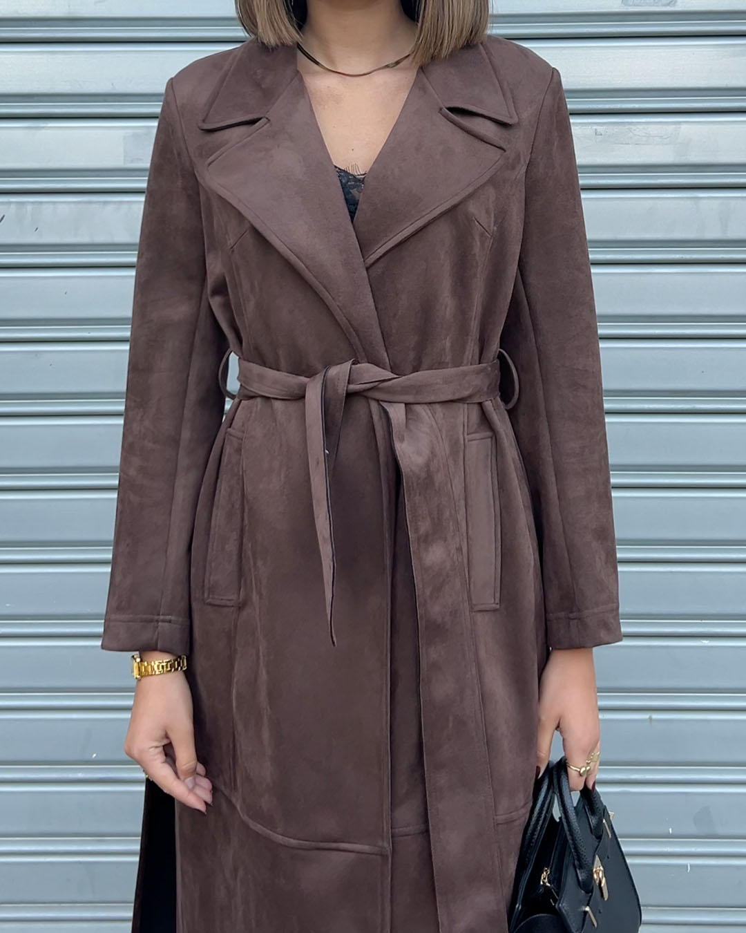 Cappotto lungo Daino