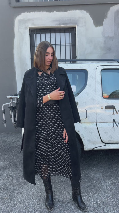 Cappotto lungo Daino